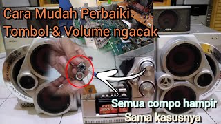 Repair of buttons and digital volume on compo❗