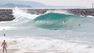 The Wedge - Scoring clean but HEAVY morning in September (RAW Footage)