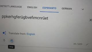 PPQERHGFERWGBVEFIMCNRWET #esperanto #google #translate