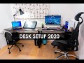 Desk Sertup2020 /サンワ シンプルデスクでデスク環境アップデート SANWA simple desks side by side setting