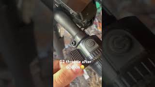Why my kukirin g2 throttle is not working