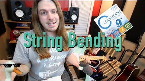 String Bending Basics Lesson 1 of 3 ( WIN FREE STRINGS!)