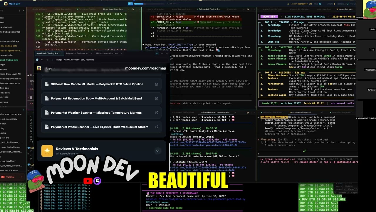 Quick demonstration of AI generating the entire code structure rapidly calls i