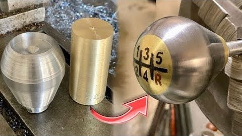 Making Gear Shift Knob in Lathe Machine With Simple Method | Made Manual Gear Shifter