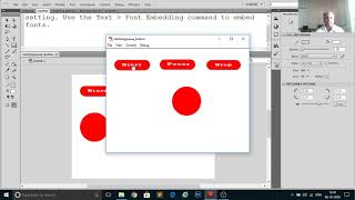 How to publish a flash movie in .swf and .html format