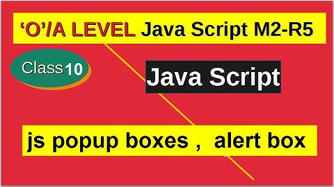 js popup boxes , alert box