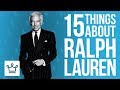 15 Things You Didn't Know About Ralph Lauren