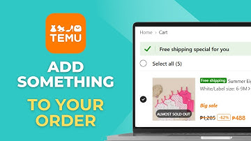 How To Add Something To Your Temu Order EASY!
