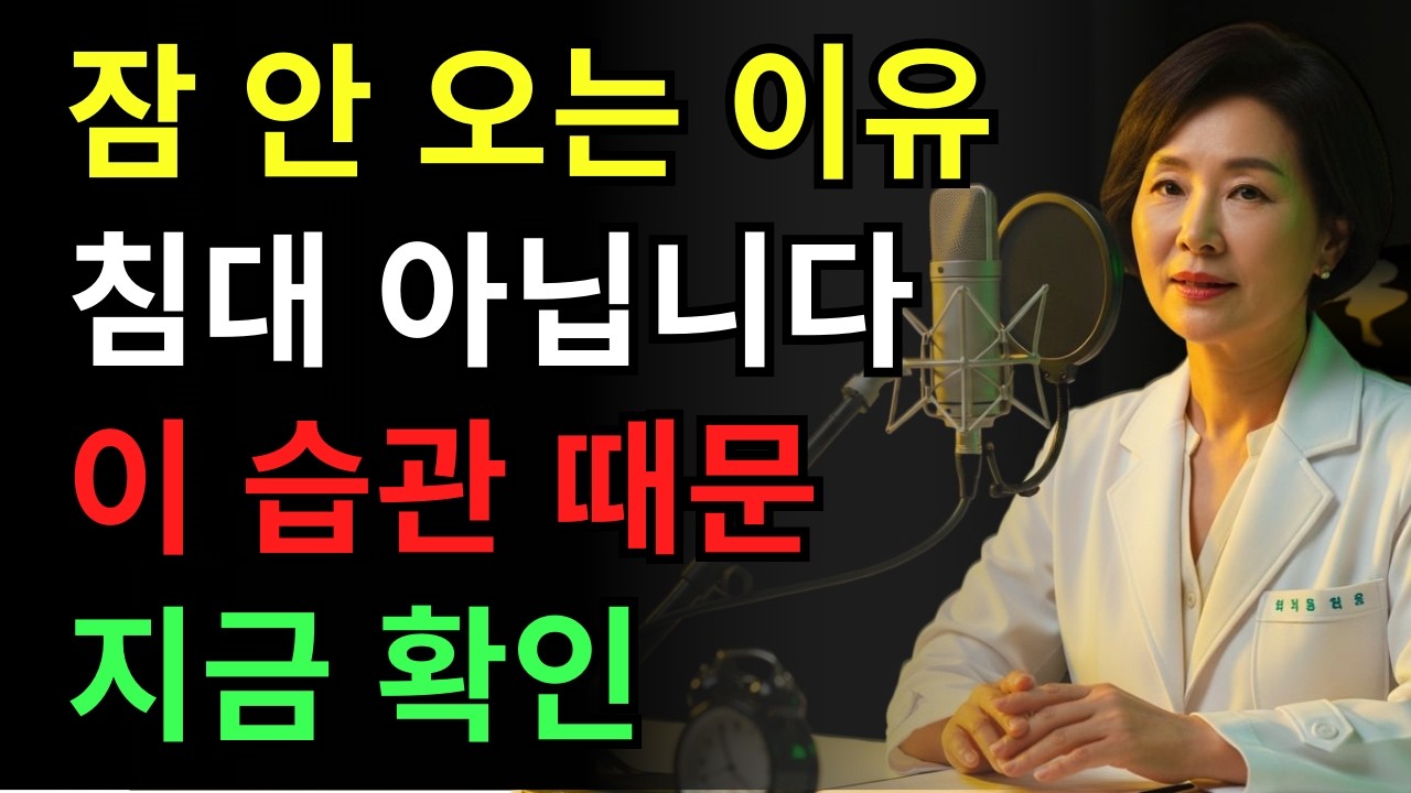 불면증의 진짜 원인, 침대가 아닙니다 | 건강 | 수면 | 생활습관 | 오디오북