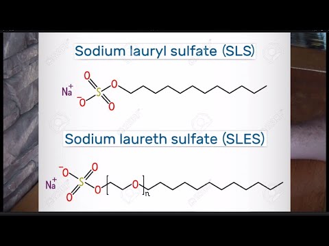 Что такое SLS / SLES?  Лаурилсульфат и лауретсульфат натрия.