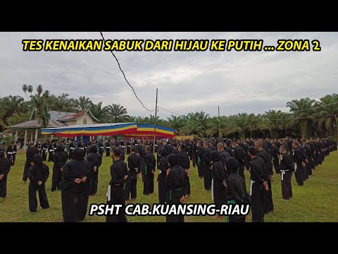 TES KENAIKAN SABUK KE PUTIH ... PSHT CAB.KUANSING - RIAU #ZONA 2