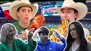 BRITISH FAMILY REACTS! Brits try everything at the Texas Rodeo!