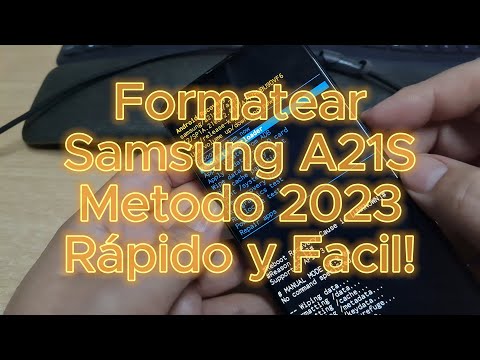 Formatear Samsung A21S Metodo 2023 Rápido y Facil!