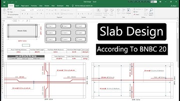 Slab Design in Excel #BNBC_2020