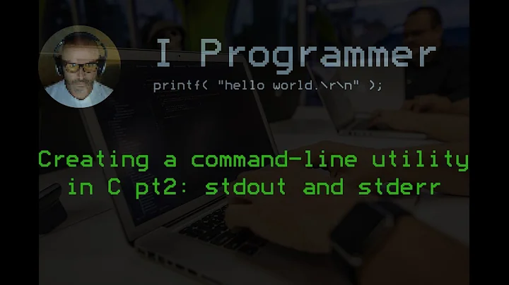 How to Write a Command Line Utility in C: stdout and stderr (C Programming)