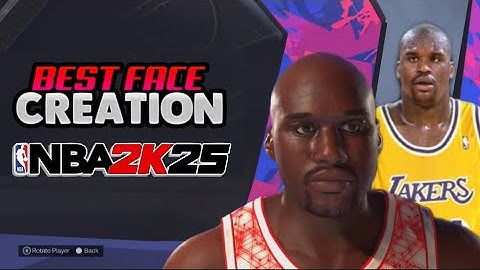 *BEST* SHAQUILLE ONEAL NBA 2K25 FACE CREATION! HOW TO MAKE SHAQ O