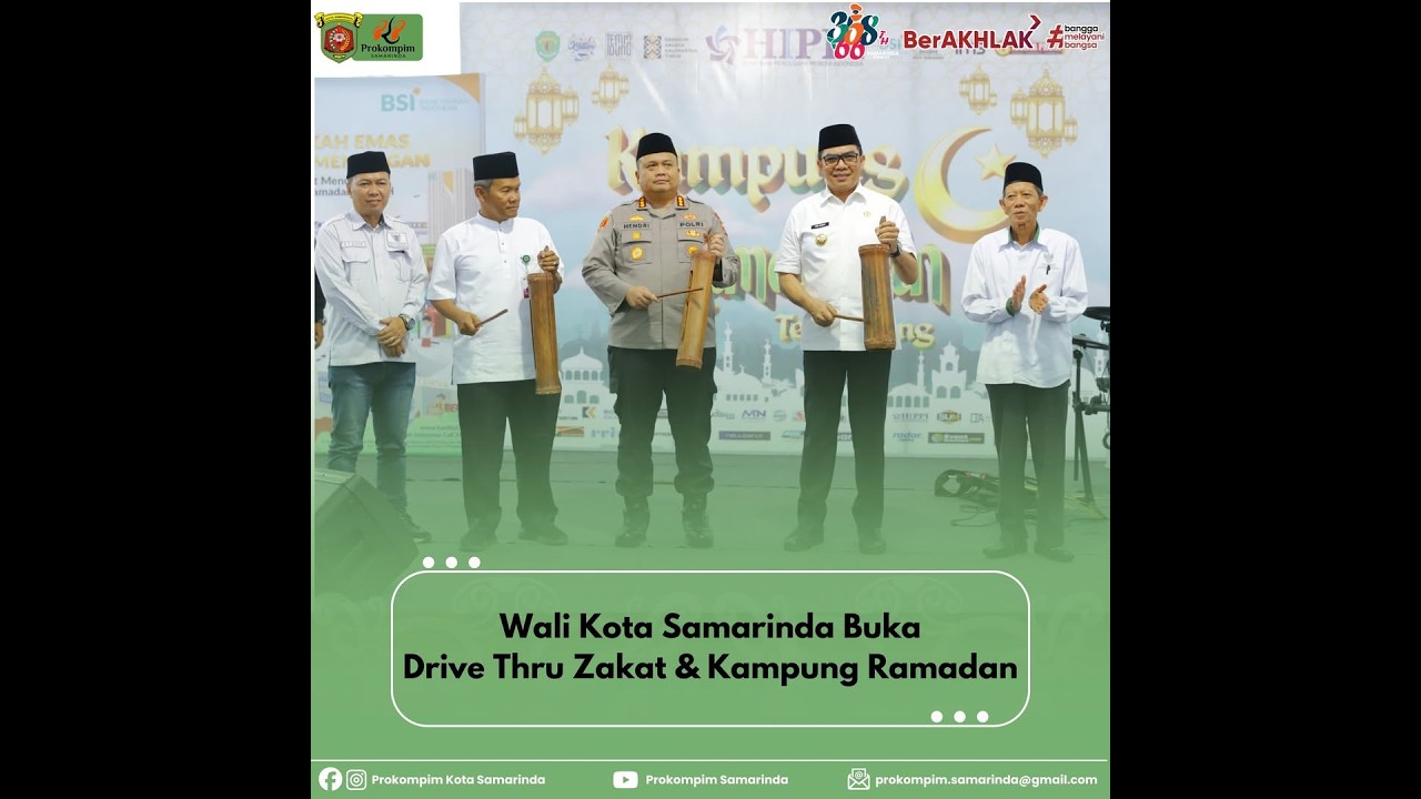 Wali Kota Buka Drive Thru Zakat & Kampung Ramadhan Temindung