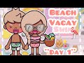 ||S1||E5|| Beach swim!! Day 1🌷🌸|| **vaycay edition**🌺🦩||toca boca
