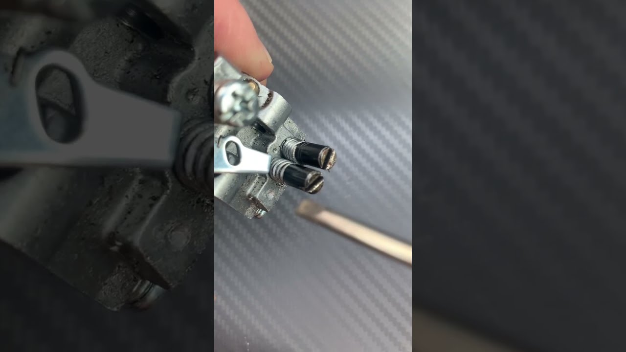 Rest Carburetor Back To Factory Settings Like This 