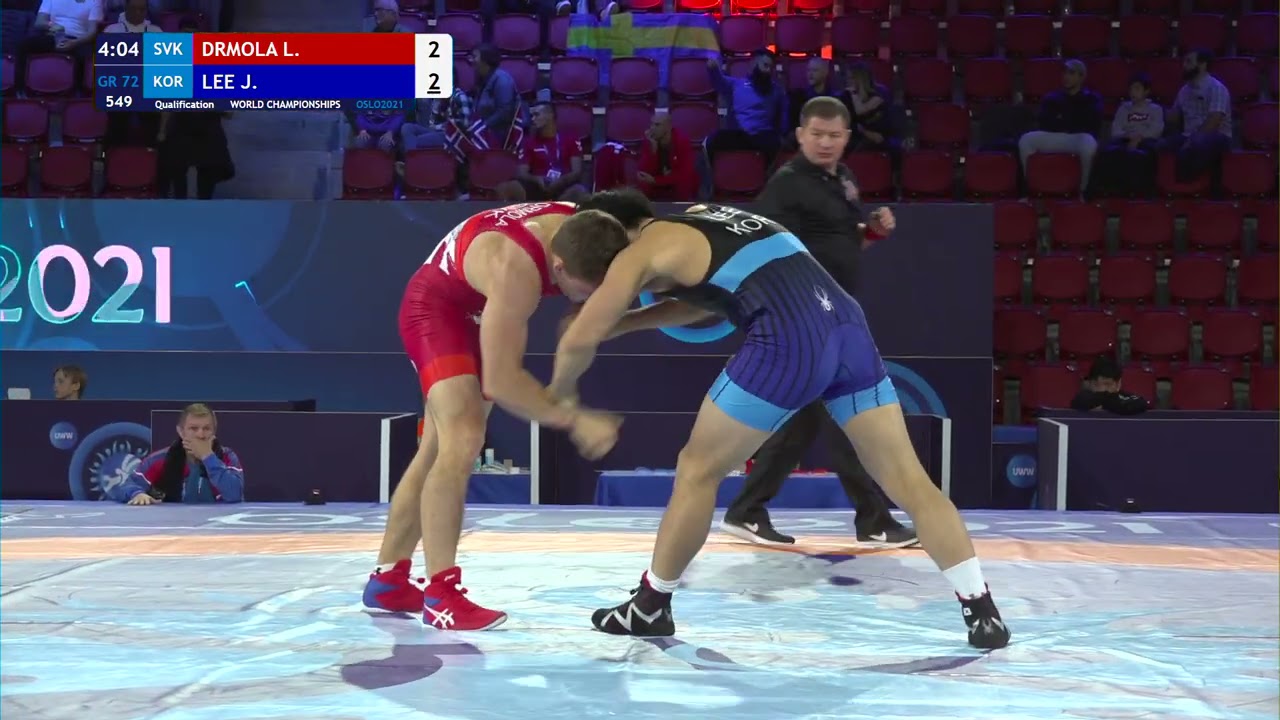 Qual. GR - 72 kg: L. DRMOLA (SVK) v. J. LEE (KOR)