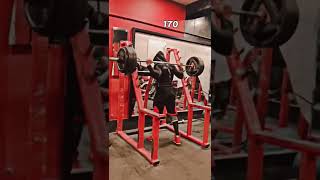 170 kg .squat ./