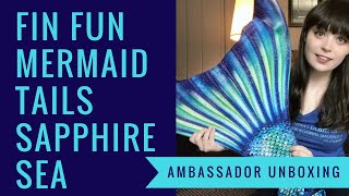 Fin Fun Mermaid Tails: Sapphire Sea & Tidal Teal Unboxing