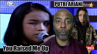 Putri Ariani - You raise me up Enhanced version (LIVE TV of Cover 2018) REACTION