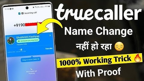 truecaller name change kaise kare |name change |how to change truecaller nametruecaller