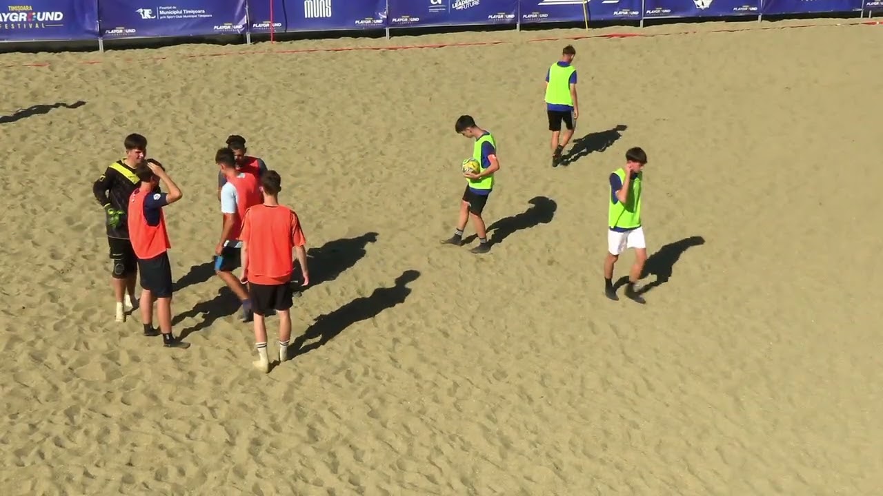 LIVE din Piața Libertății! Finalele de Fotbal pe nisip din cadrul UNITED Street Footbal x MONS.