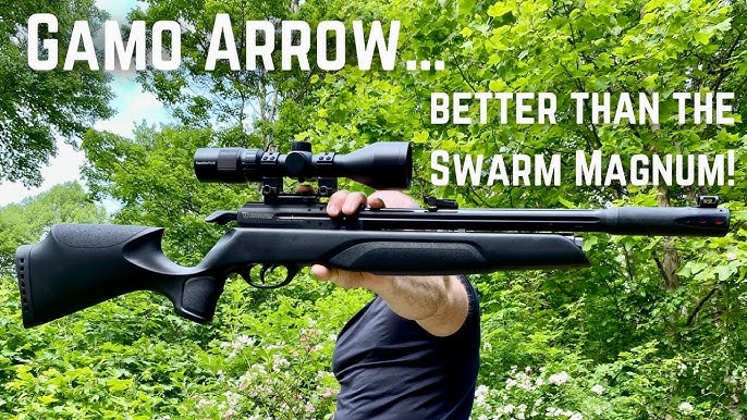 Arrow PCP .22 Multi-Shot 10X PCP Pellet Rifle Straight Loading - GAMO