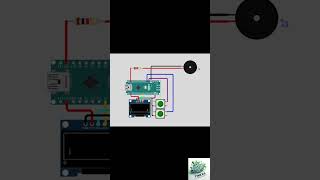 Classic Pong Game on Arduino + OLED! #Shorts