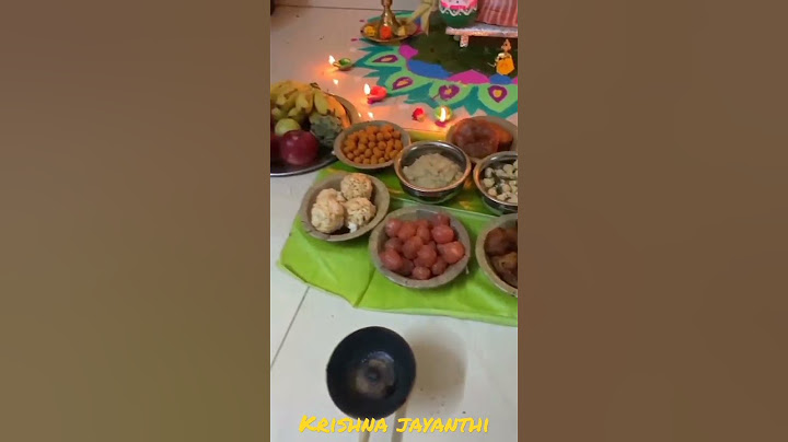 Krishna Jayanthi | Pooja at home 🏡 | Simple decoration | Krishna | 2022 | #shorts
