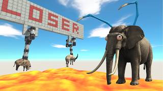 Buffalo or Wild Board? Only ONE Can Survive the Lava Arena! | ARBS - Animal Revolt Battle Simulator screenshot 4