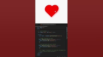 Animated Heart Pulse Effect with Hover Trigger | CSS Love Animation 💓. #JavaScript #coding
