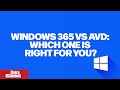 Windows 365 Cloud PC and Azure Virtual Desktop
