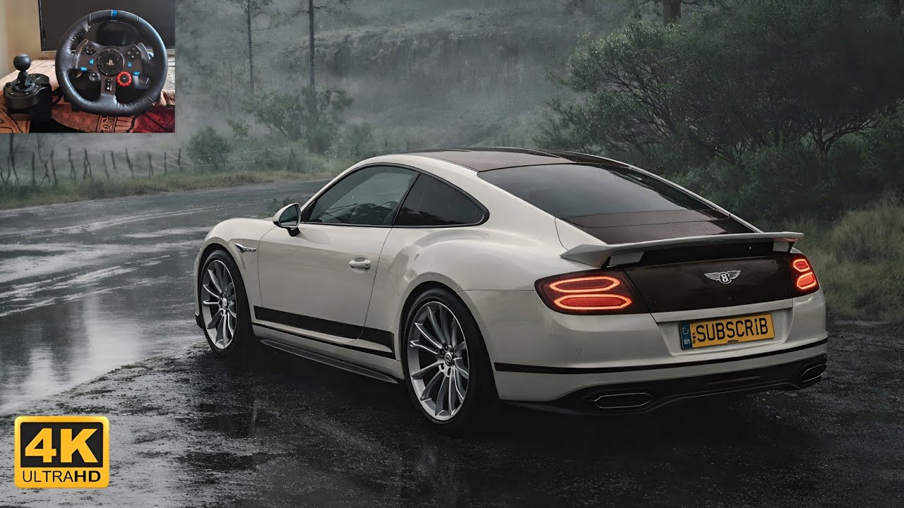 Bentley Continental GT | Logitech G29 With Gear | Forza Horizon 5 | [4K] 60FPS