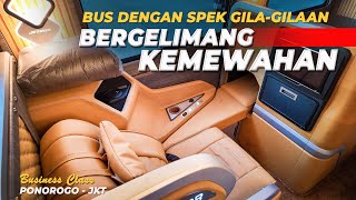 THIS BUS IS UNBELIEVABLE IN LUXURY ‼️ Ponorogo Madiun Jakarta Bus PO NARENDRA NA 082 Double Decker screenshot 5