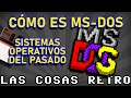 CÓMO es MS-DOS 💾 Así era MSDOS, sus COMANDOS y sus JUEGOS