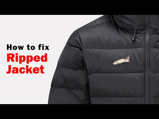 Repair a HOLE in your Insulated Jacket with Tenacious Tape ! 