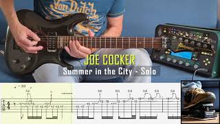 Joe Cocker - Summer in the City - Guitar solo cover #18