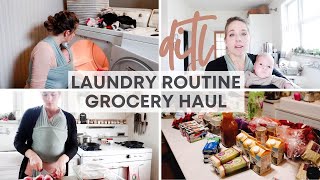 Laundry Routine + Grocery Haul | Day in the Life