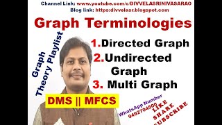 Multi Graph || Directed Graph || Undirected Graph || Weighted Graph || Unweighted Graph || DMS || DS