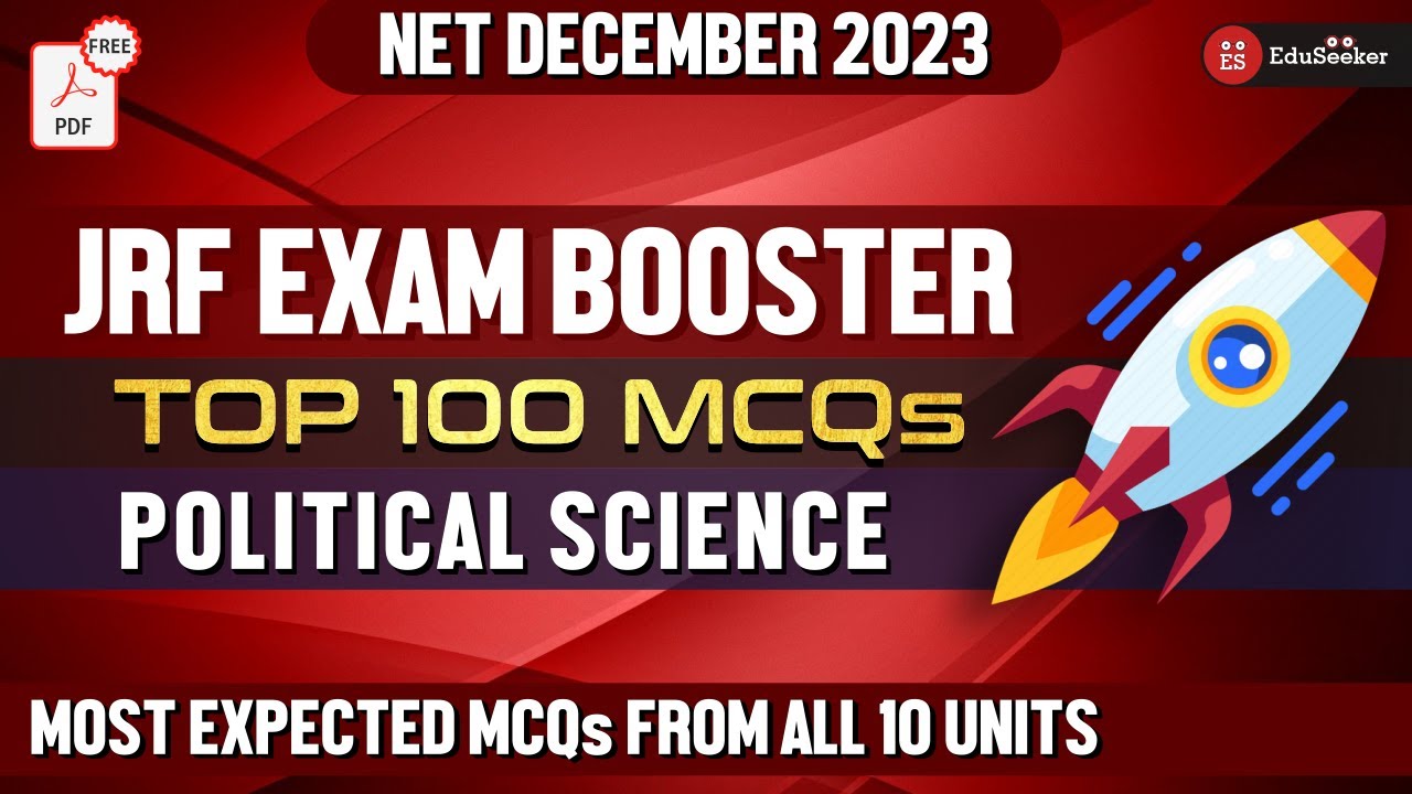 Paper Leak MCQs of 11 Dec 2023 for JRF-NET Political Science | 10 Units 100 MCQs in 100 Minutes ⏰