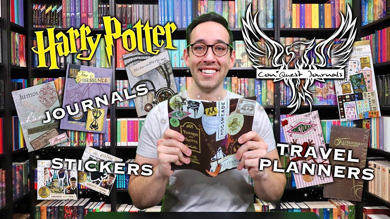 BRAND NEW Harry Potter Travel Planner, Journals, Stickers, & MORE | ConQuest Journals