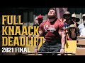 FULL KNAACK Deadlift, EVERY LIFT | 2021 SBD World's Strongest Man Final