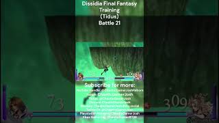 Dissidia Final Fantasy Battle Replays - Training (Tidus) Battle 21