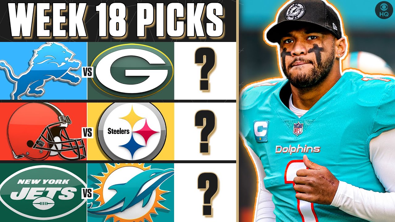 Fast Five Picks From the GC Experts for NFL Week 18