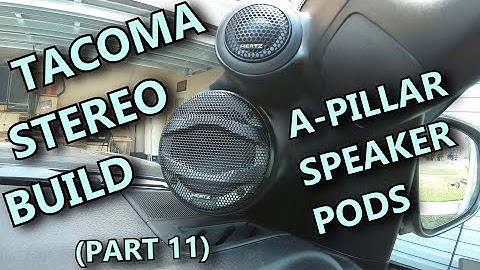 Custom A-Pillar Speaker Pods (Tacoma Stereo Build Part 11)