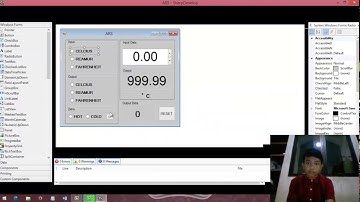 How to create temperature conversion with Sharp Develop