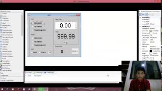 How to create temperature conversion with Sharp Develop